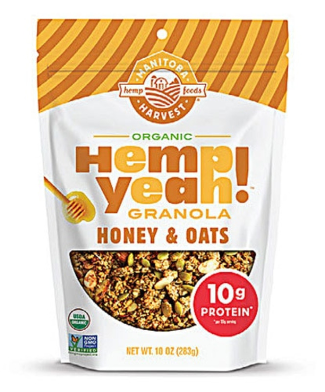 The Manitoba Harvest Hemp Yeah! Granola Honey & Oats -- 10 oz product image