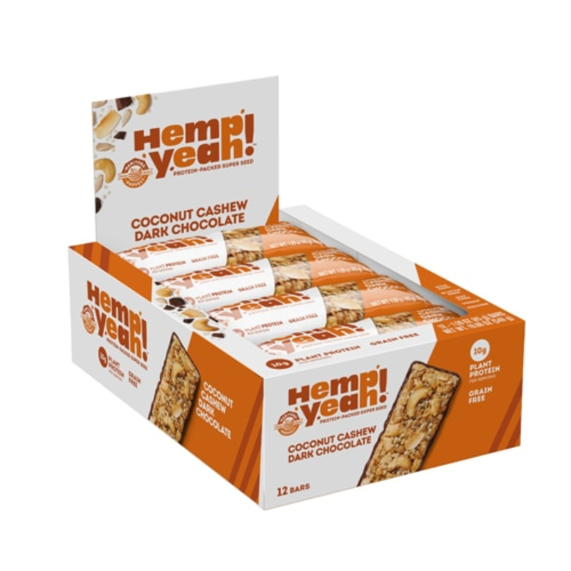 The Manitoba Harvest Hemp Yeah!™ Bar Coconut Cashew Dark Chocolate -- 1.59 oz Each / Pack of 12 product image