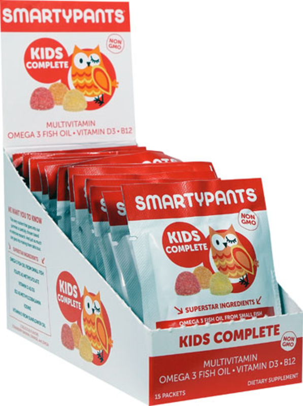 The SmartyPants Kids Complete On The Go Gummy Vtiamin Travel Packs -- 15 Packs product image