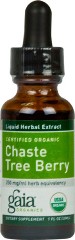The Gaia Herbs Organic Chaste Tree Berry -- 250 mg - 1 fl oz product image