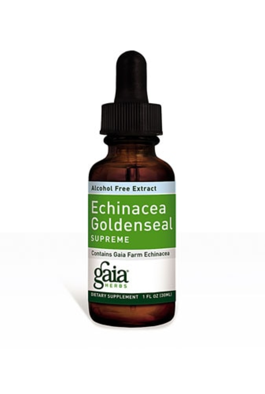 The Gaia Herbs Echinacea Goldenseal Supreme Alcohol Free -- 1 fl oz product image