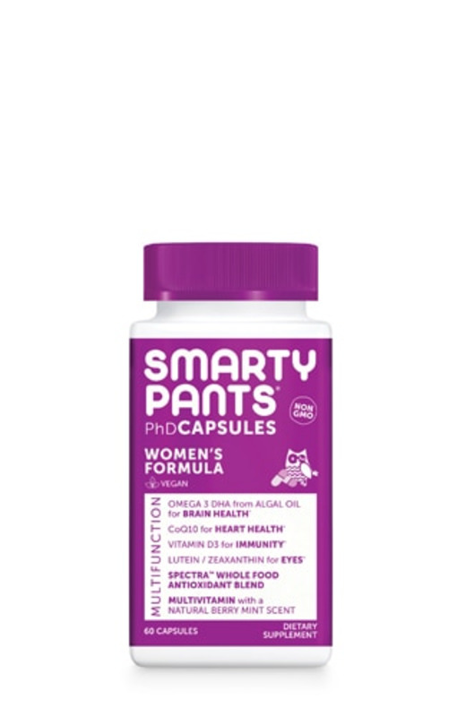 The SmartyPants PhD Women's Formula Multivitamin -- 60 Vegan Capsules product image